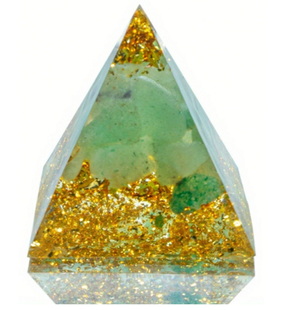 Orgonitová pyramida malá - Zelený avanturín