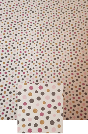 Balící papír s puntíky