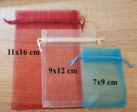 Organzové vrecká 9x12 cm