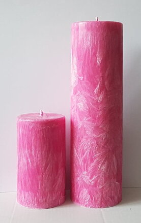Oltářní růžová svíčka