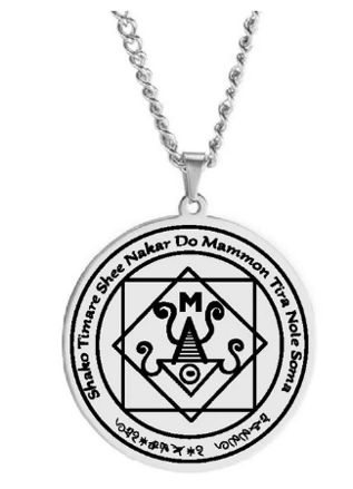 Amulet na podporu podnikání stříbrný