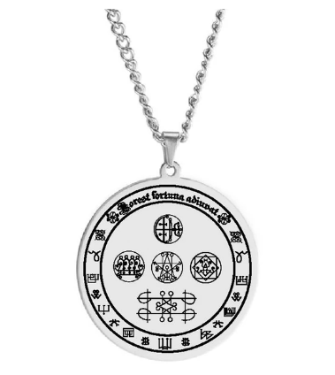 Amulet pro bohatství, hojnost a prosperitu stříbrný