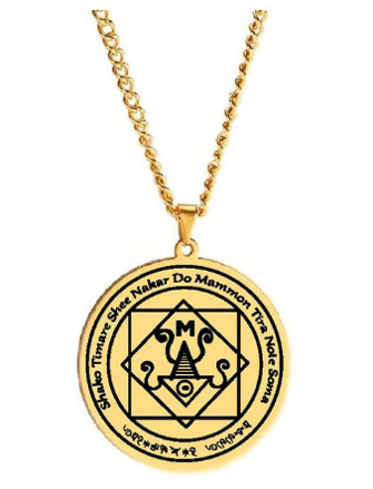 Amulet na podporu podnikania zlatý