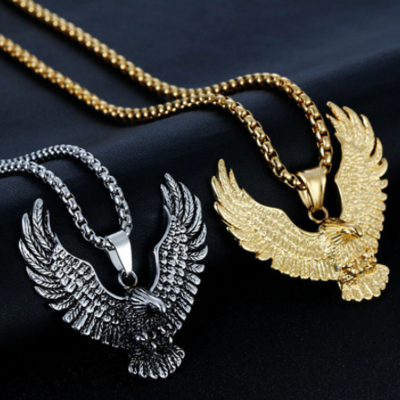 Pánský náhrdelník s přívěskem orla 