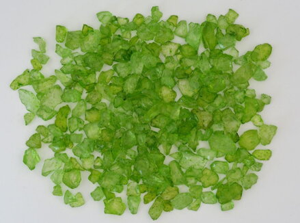 Skleněné kamínky 10 - 30 mm - zelené