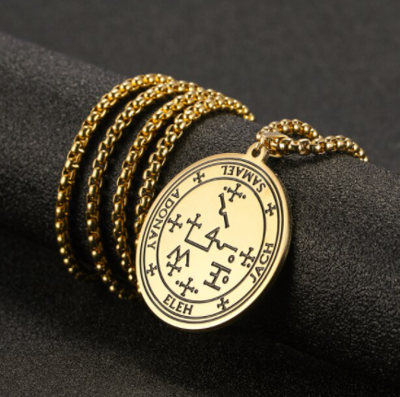 Amulet Archanděl Samael zlatý