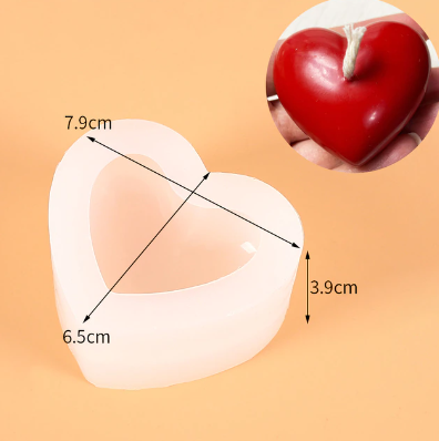 Forma silikonová srdce 